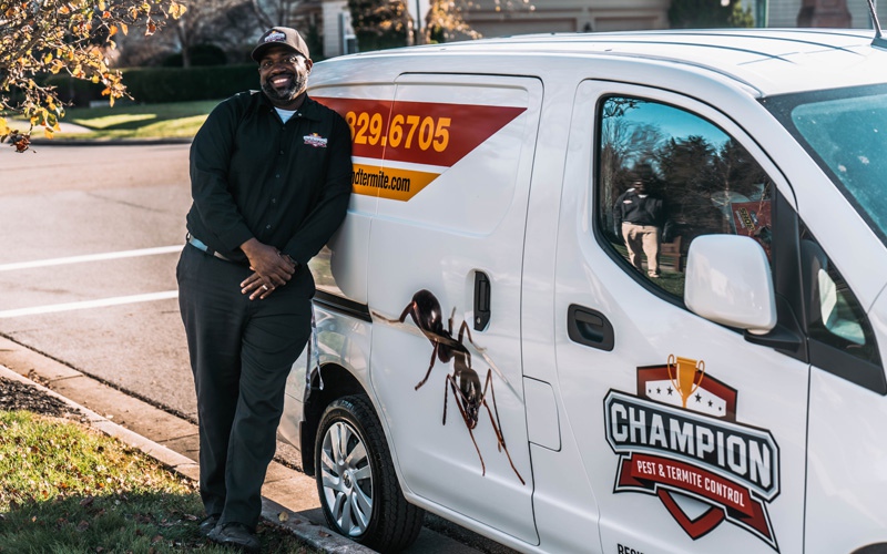 owner of champion pest and termite control